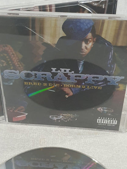 Lil Scrappy Bred 2 Die Born To Live CD Album 2006 Hip Hop Crunk Tested Great Collector BME G Unit Reprise Southern Classic Original