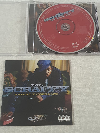 Lil Scrappy Bred 2 Die Born To Live CD Album 2006 Hip Hop Crunk Tested Great Collector BME G Unit Reprise Southern Classic Original