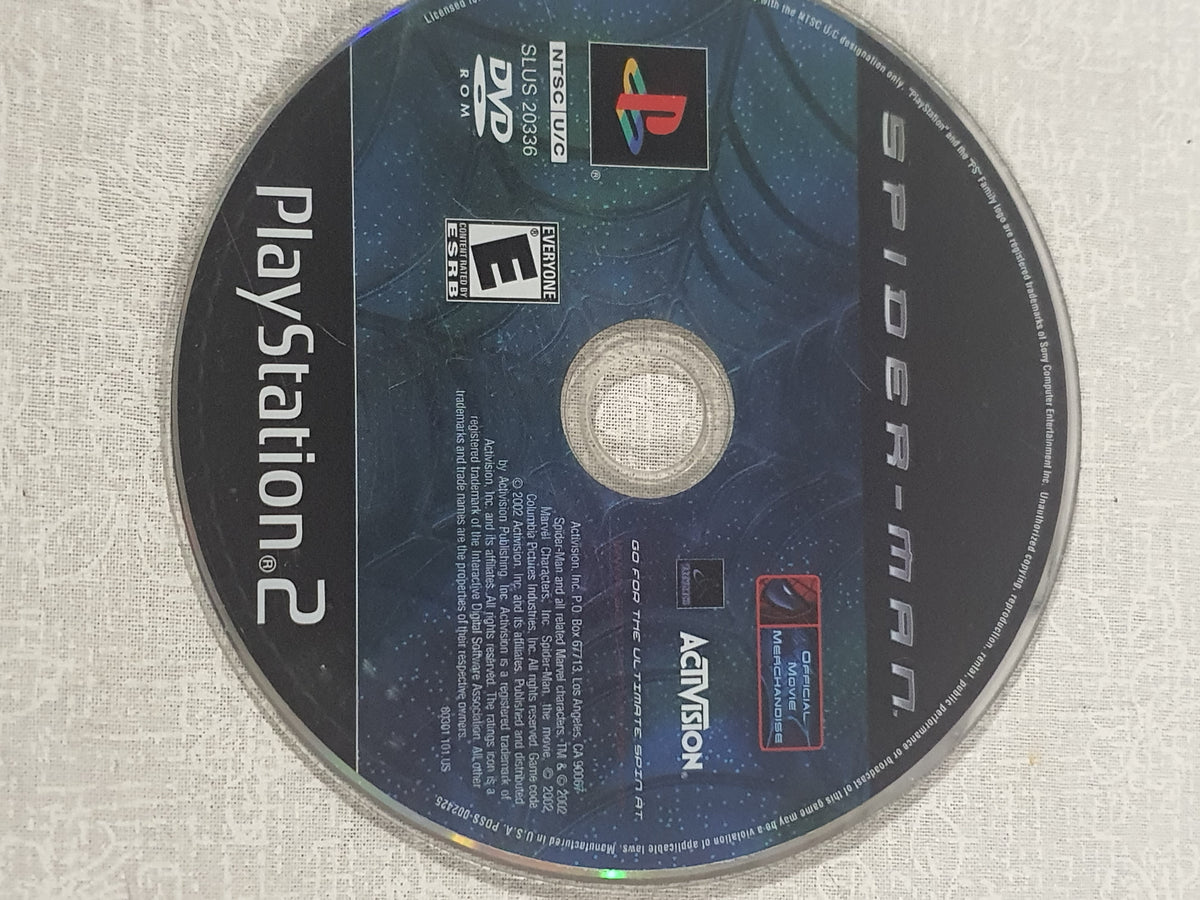 Spider-Man PS2 Black Label First Print 2002 Sony PlayStation 2 Tested Very Good Complete Collector Activision Treyarch Original Game Classic