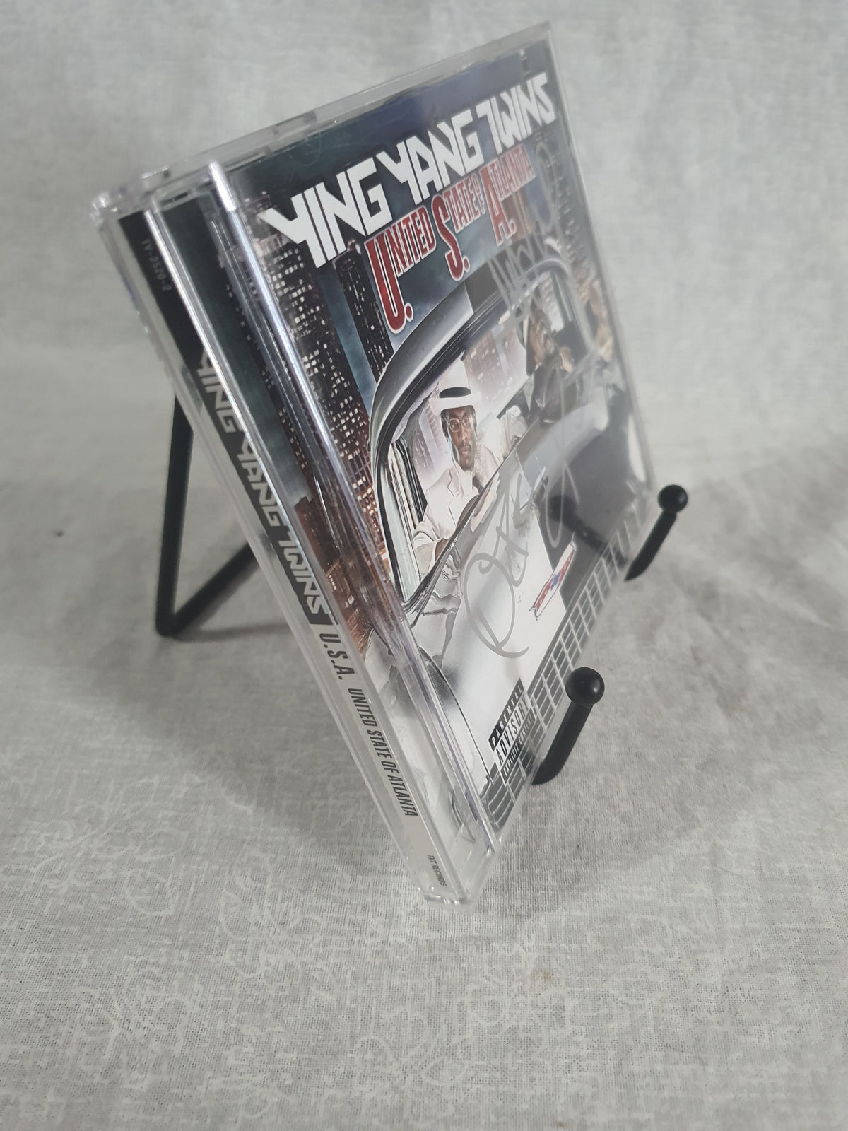 Ying Yang Twins United State Of Atlanta CD Signed Album 2005 Crunk Hip Hop Collector Autographed TVT Original Pressing Southern Rap Classic