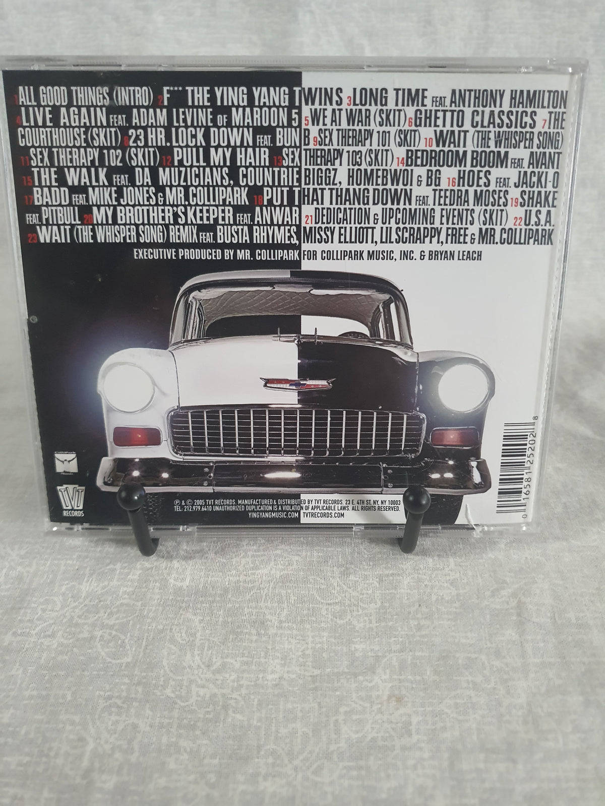Ying Yang Twins United State Of Atlanta CD Signed Album 2005 Crunk Hip Hop Collector Autographed TVT Original Pressing Southern Rap Classic