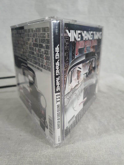 Ying Yang Twins United State Of Atlanta CD Signed Album 2005 Crunk Hip Hop Collector Autographed TVT Original Pressing Southern Rap Classic