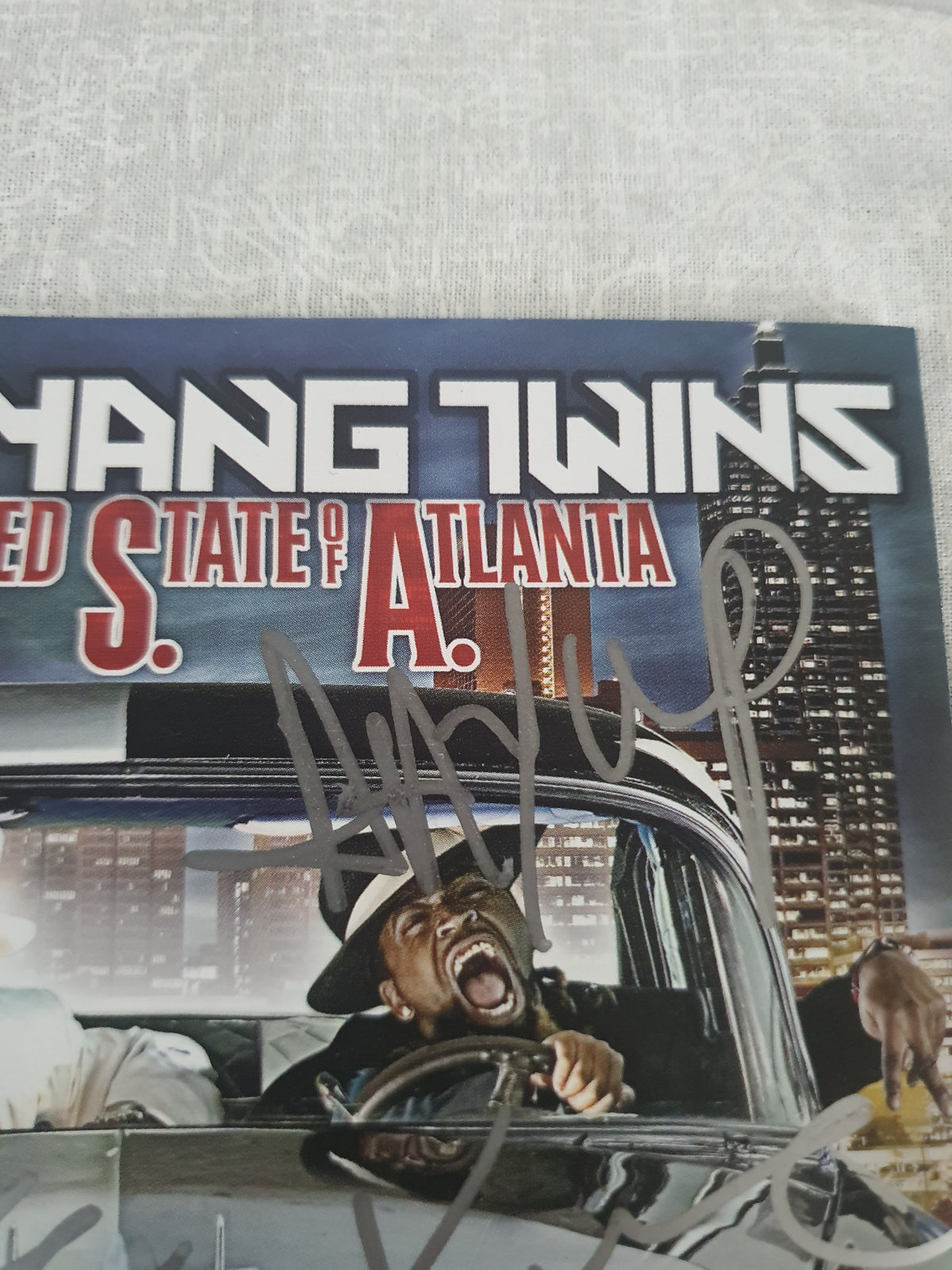 Ying Yang Twins United State Of Atlanta CD Signed Album 2005 Crunk Hip Hop Collector Autographed TVT Original Pressing Southern Rap Classic