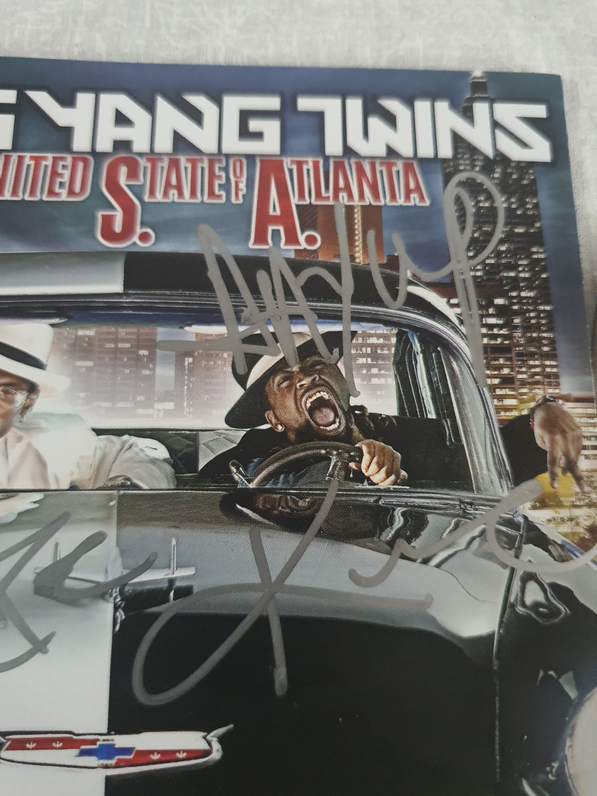 Ying Yang Twins United State Of Atlanta CD Signed Album 2005 Crunk Hip Hop Collector Autographed TVT Original Pressing Southern Rap Classic