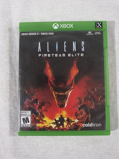 Aliens Fireteam Elite Xbox One Series X Game Very Good Tested Sci-Fi Shooter Complete Collector Cold Iron 2021 Co-op Survival Horror Original