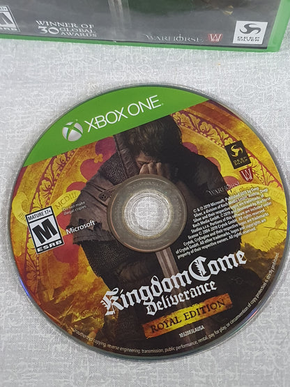 Kingdom Come Deliverance Royal Edition Microsoft Xbox One Complete Medieval Open World RPG Warhorse Very Good CIB Tested