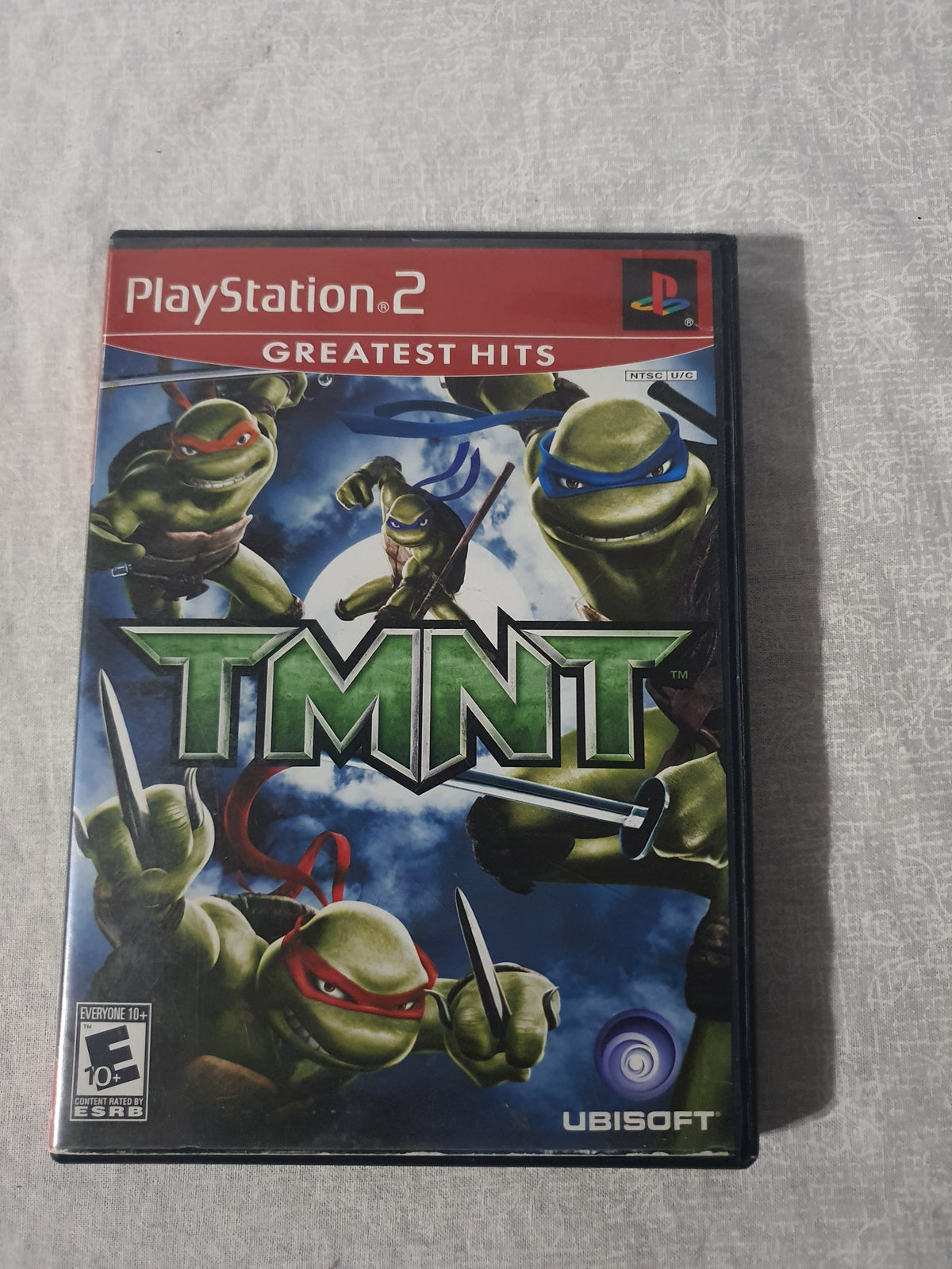 TMNT Teenage Mutant Ninja Turtles PS2 PlayStation 2 2007 Action Tested Very Good Complete Collector Ubisoft Movie Tie-In Original Game