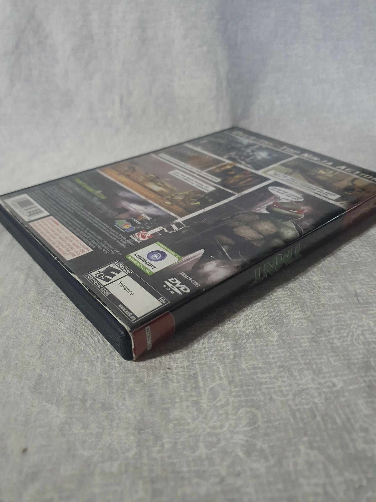 TMNT Teenage Mutant Ninja Turtles PS2 PlayStation 2 2007 Action Tested Very Good Complete Collector Ubisoft Movie Tie-In Original Game