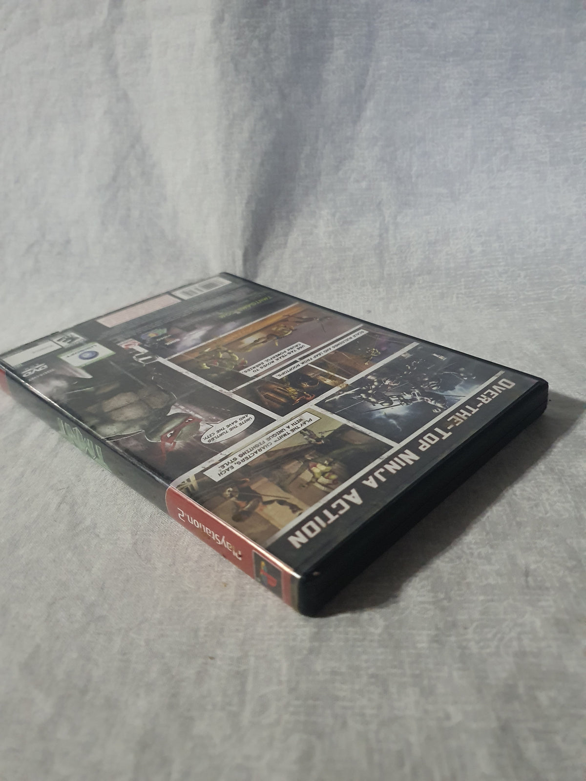 TMNT Teenage Mutant Ninja Turtles PS2 PlayStation 2 2007 Action Tested Very Good Complete Collector Ubisoft Movie Tie-In Original Game