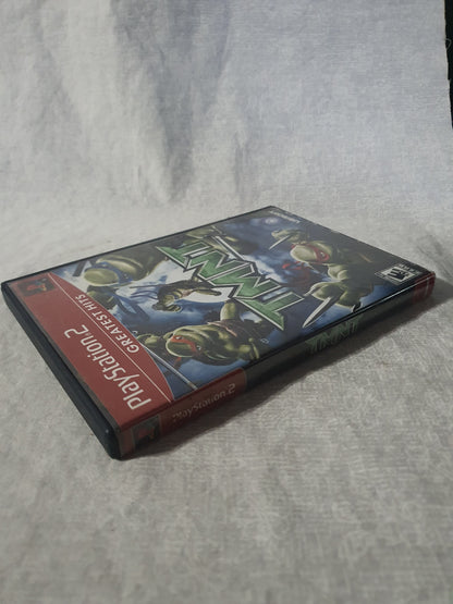 TMNT Teenage Mutant Ninja Turtles PS2 PlayStation 2 2007 Action Tested Very Good Complete Collector Ubisoft Movie Tie-In Original Game