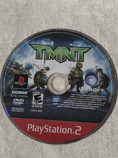 TMNT Teenage Mutant Ninja Turtles PS2 PlayStation 2 2007 Action Tested Very Good Complete Collector Ubisoft Movie Tie-In Original Game
