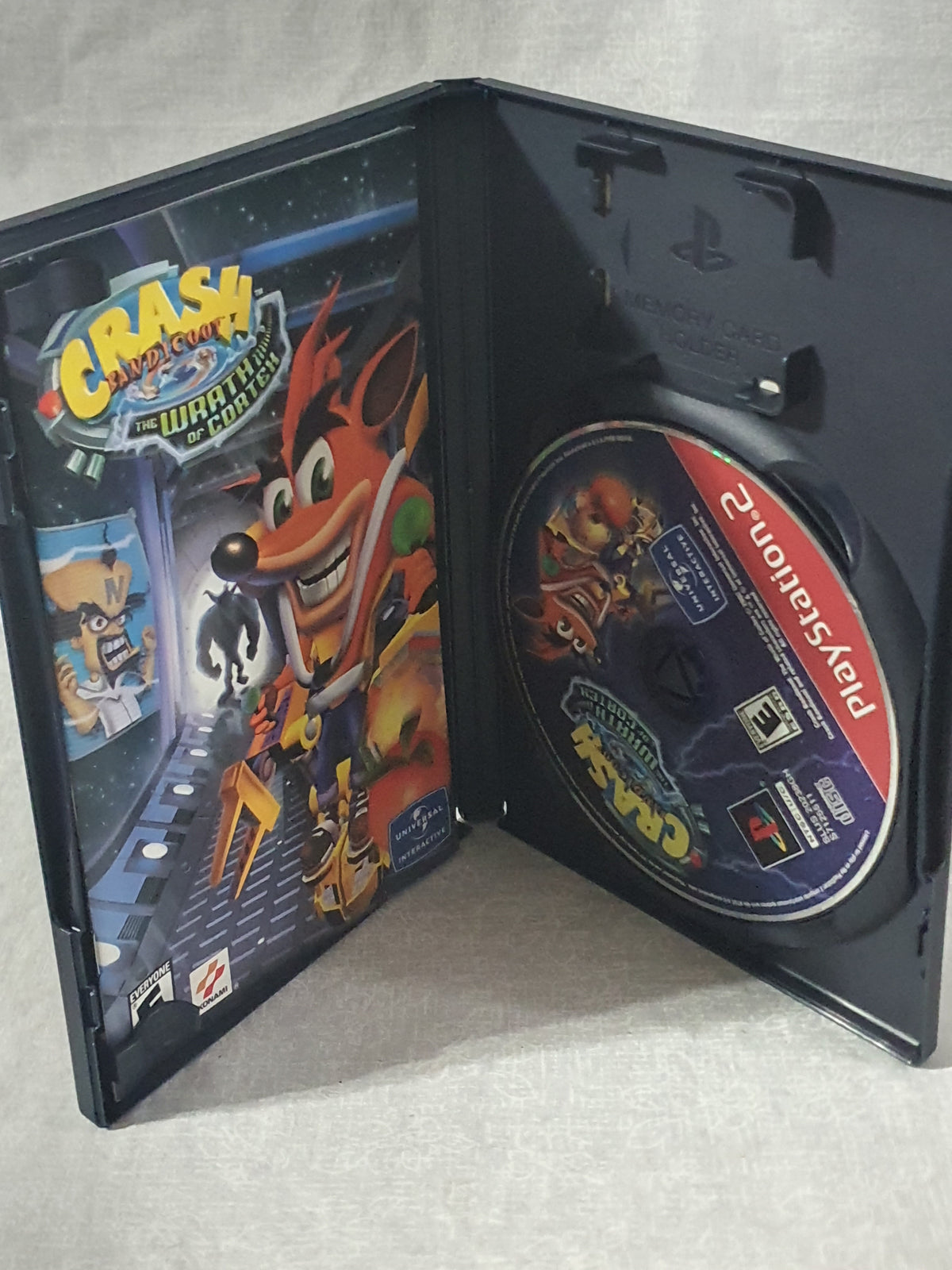 Crash Bandicoot Wrath Of Cortex PS2 PlayStation 2 2001 Platformer Tested Very Good Complete Collector Registration Card Original Classic