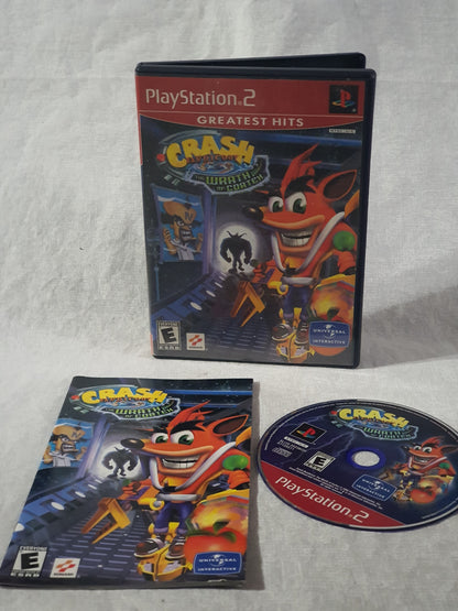 Crash Bandicoot Wrath Of Cortex PS2 PlayStation 2 2001 Platformer Tested Very Good Complete Collector Registration Card Original Classic