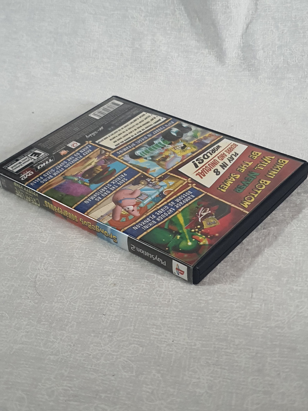 SpongeBob SquarePants: Creature from the Krusty Krab (Sony PlayStation 2, 2006) Complete CIB Tested Disc Very Good