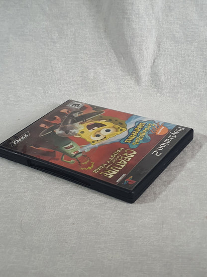 SpongeBob SquarePants: Creature from the Krusty Krab (Sony PlayStation 2, 2006) Complete CIB Tested Disc Very Good