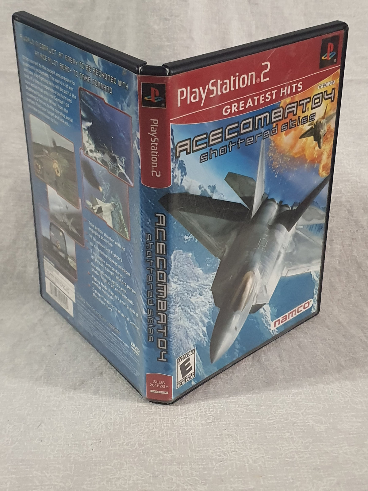 Ace Combat 4 Shattered Skies PS2 CIB W Reg Card Clean 2001 PlayStation 2 Tested Very Good Complete Collector Namco Original Flight Classic