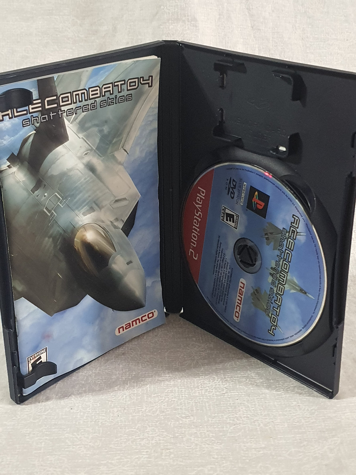 Ace Combat 4 Shattered Skies PS2 CIB W Reg Card Clean 2001 PlayStation 2 Tested Very Good Complete Collector Namco Original Flight Classic