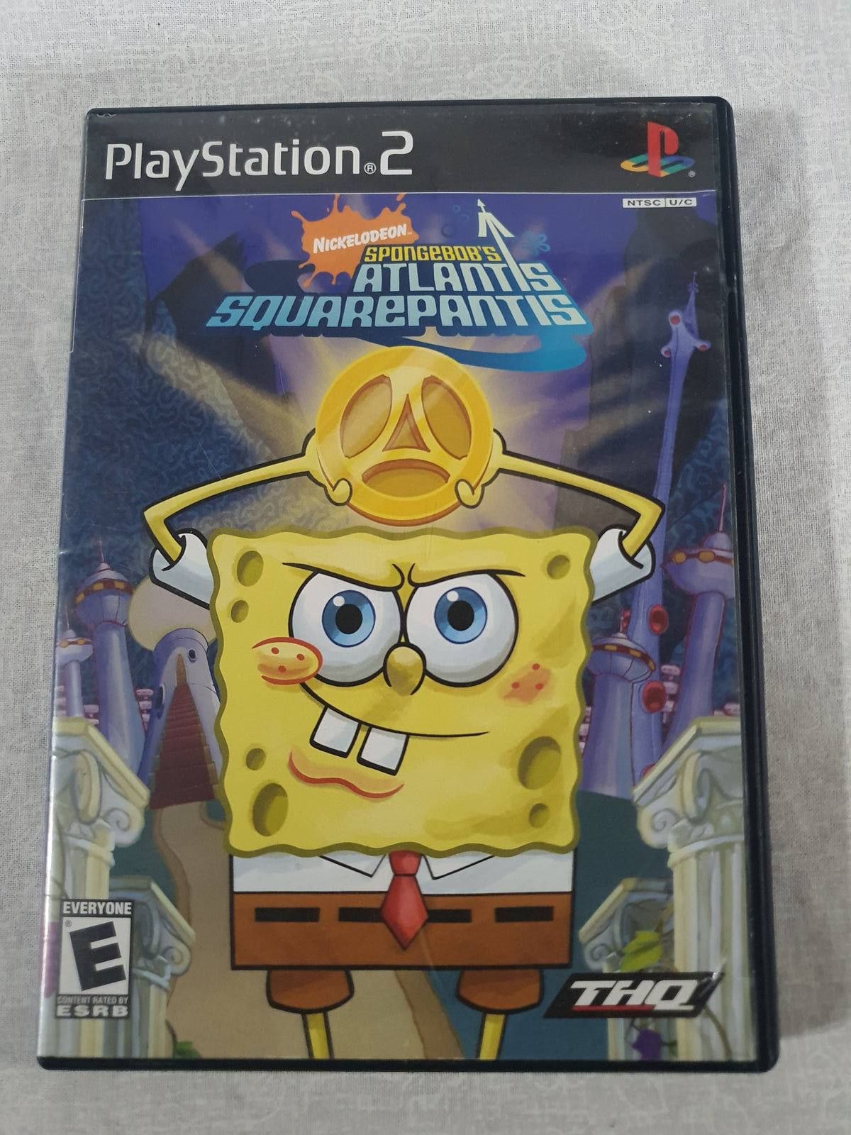SpongeBob Atlantis SquarePantis PS2 PlayStation 2 2007 Tested Very Good Disc Collector THQ Original Cartoon Platformer Classic