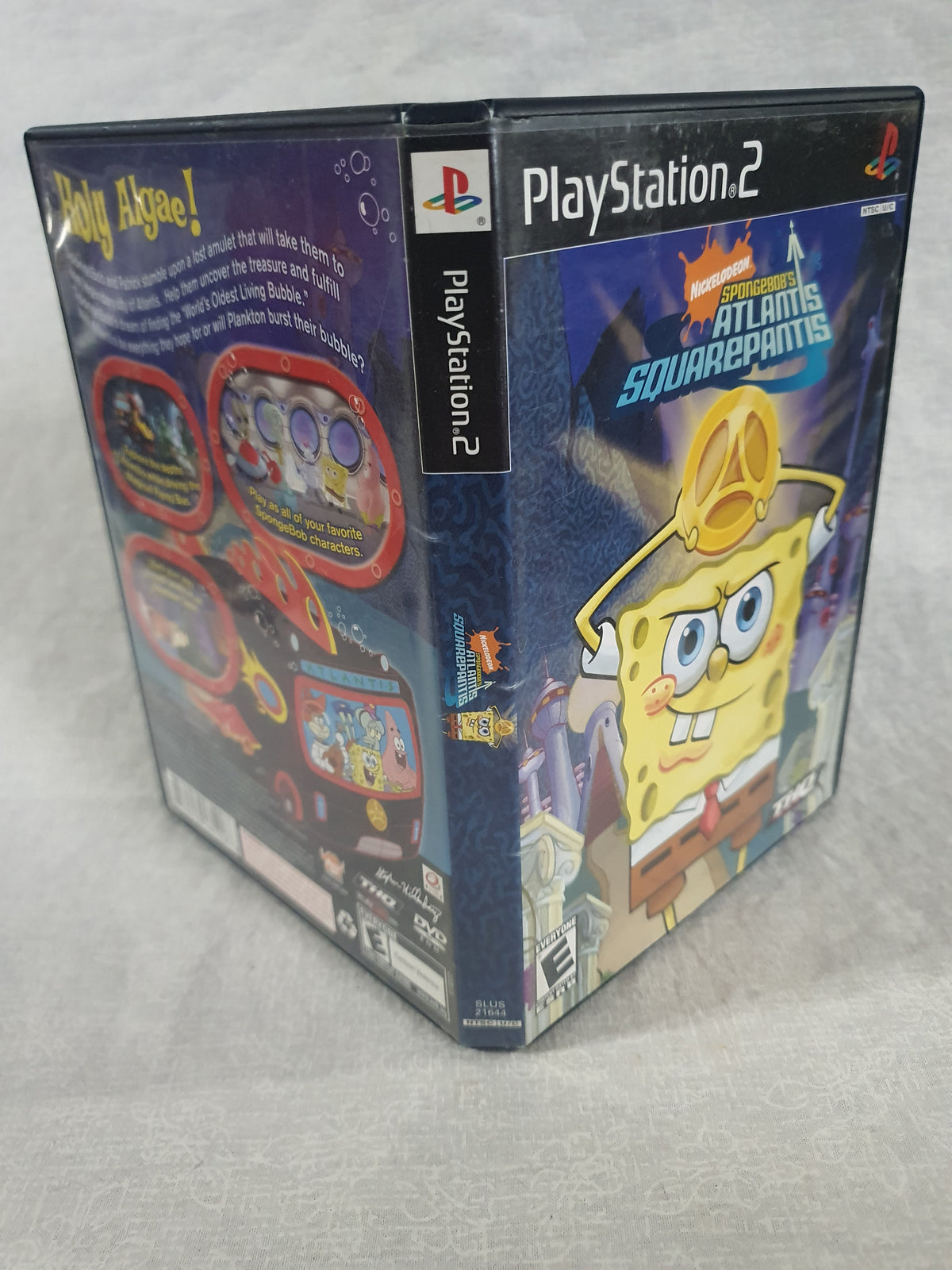 SpongeBob Atlantis SquarePantis PS2 PlayStation 2 2007 Tested Very Good Disc Collector THQ Original Cartoon Platformer Classic