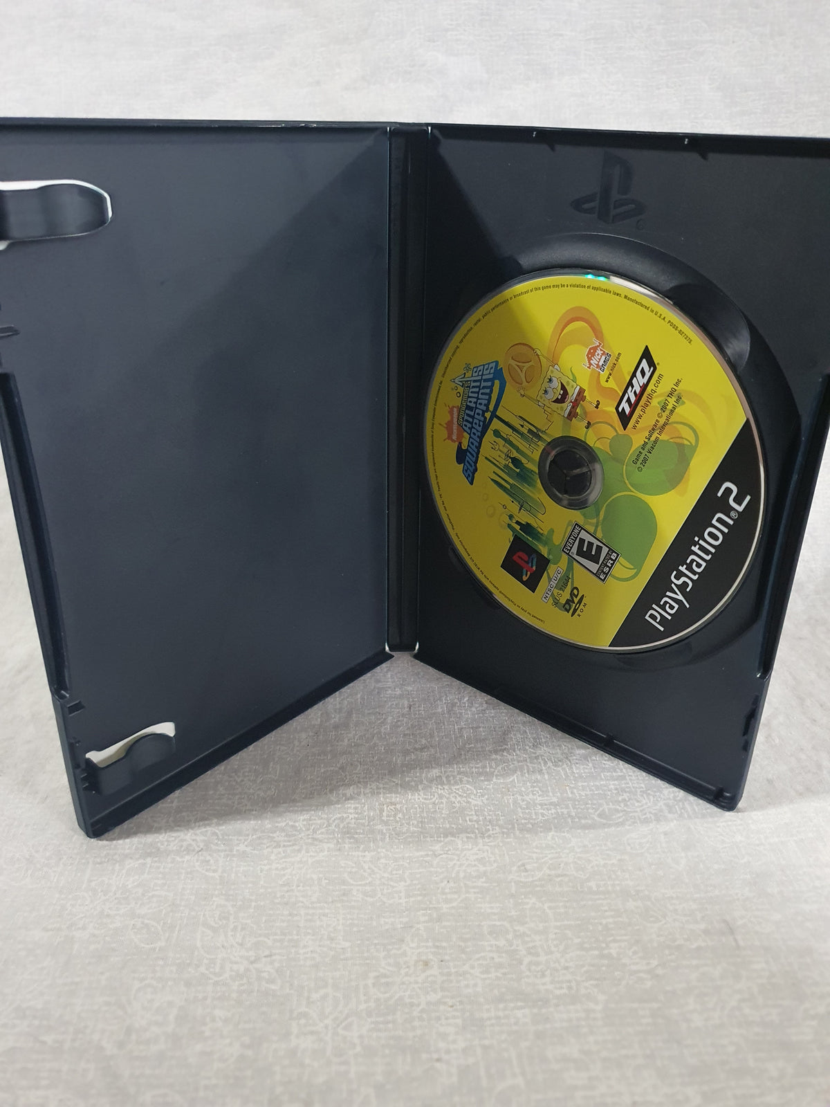 SpongeBob Atlantis SquarePantis PS2 PlayStation 2 2007 Tested Very Good Disc Collector THQ Original Cartoon Platformer Classic