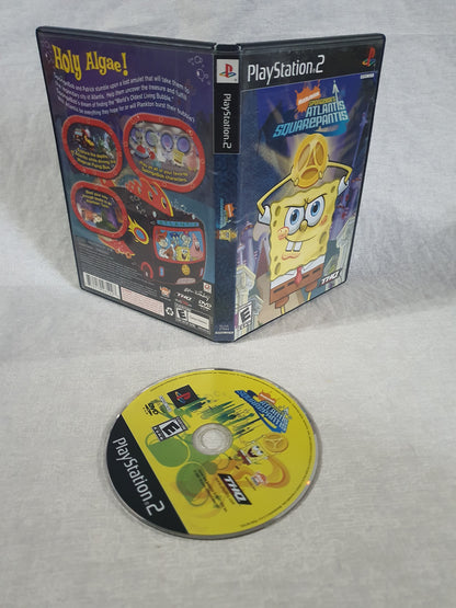 SpongeBob Atlantis SquarePantis PS2 PlayStation 2 2007 Tested Very Good Disc Collector THQ Original Cartoon Platformer Classic