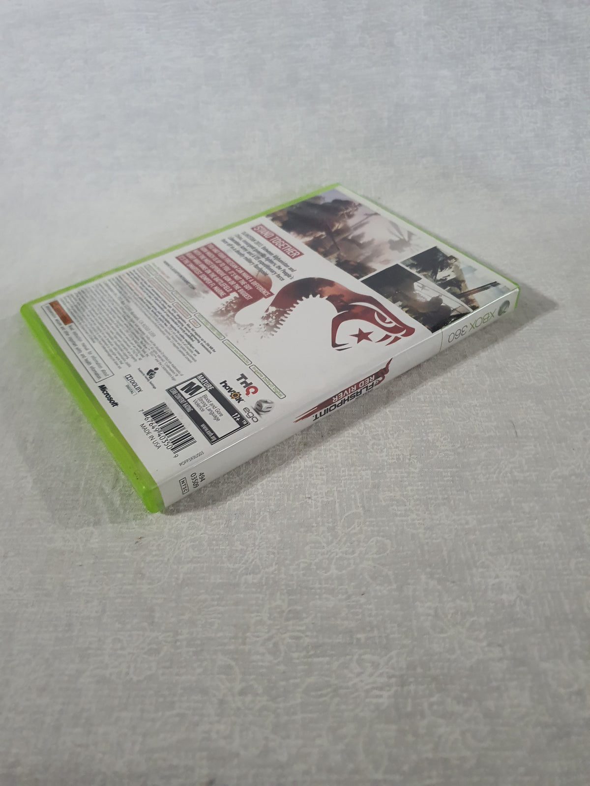 Operation Flashpoint Red River Xbox 360 Game Tested Very Good Shooter Codemasters 2011 Tactical Military Original