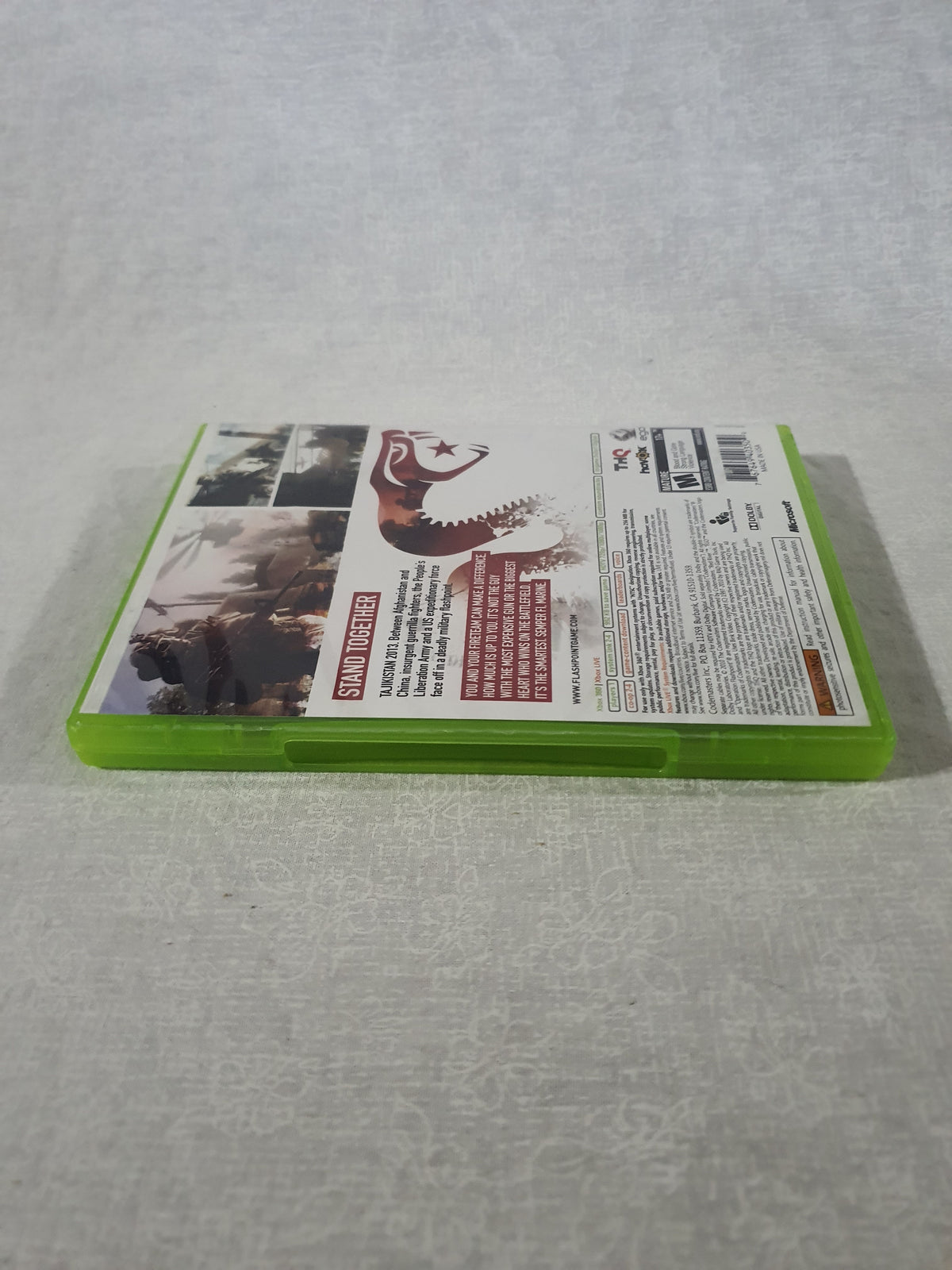 Operation Flashpoint Red River Xbox 360 Game Tested Very Good Shooter Codemasters 2011 Tactical Military Original