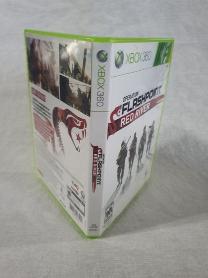 Operation Flashpoint Red River Xbox 360 Game Tested Very Good Shooter Codemasters 2011 Tactical Military Original