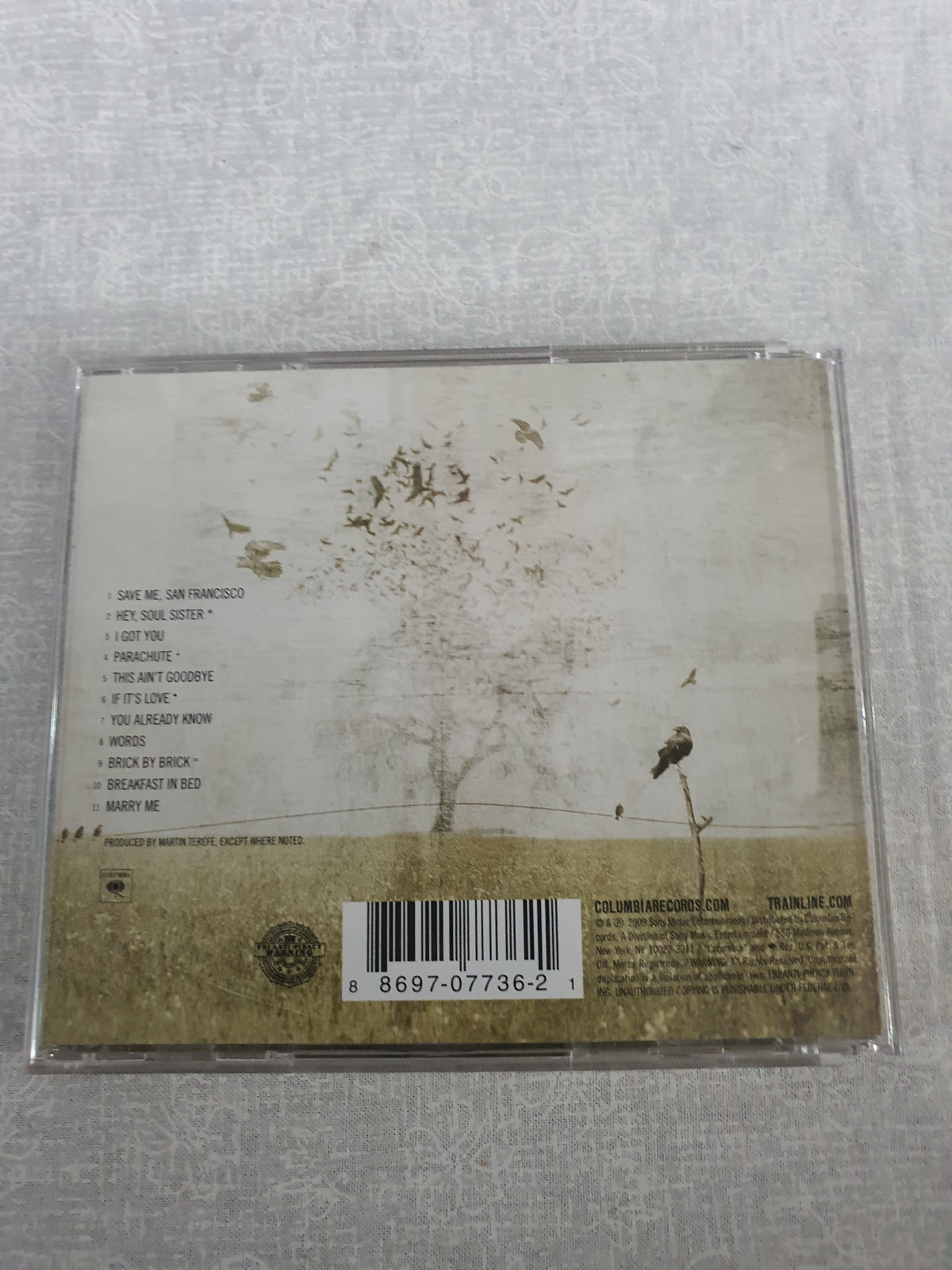 Train – Save Me, San Francisco CD 2009 Pop Rock Columbia Records 88697 77314 2