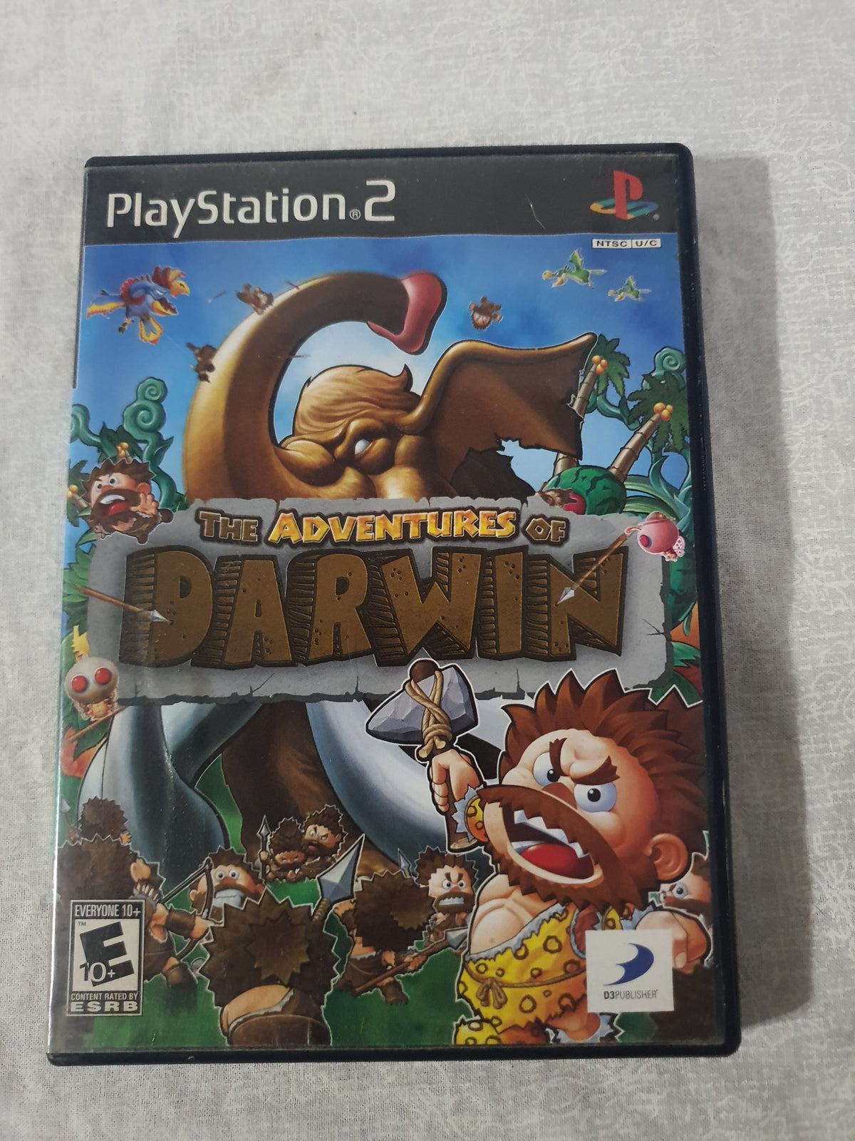 Adventures of Darwin Sony PlayStation 2 PS2 Game 2007 Platformer Action Puzzle Adventure Complete Survival Kids Family Friendly Original