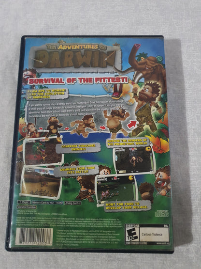 Adventures of Darwin Sony PlayStation 2 PS2 Game 2007 Platformer Action Puzzle Adventure Complete Survival Kids Family Friendly Original