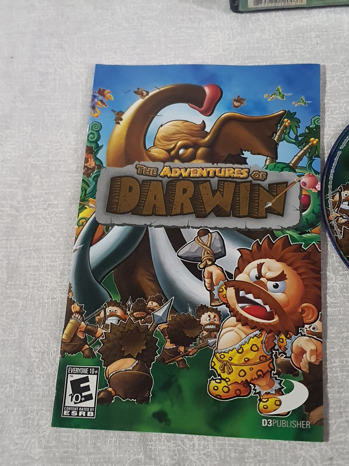 Adventures of Darwin Sony PlayStation 2 PS2 Game 2007 Platformer Action Puzzle Adventure Complete Survival Kids Family Friendly Original