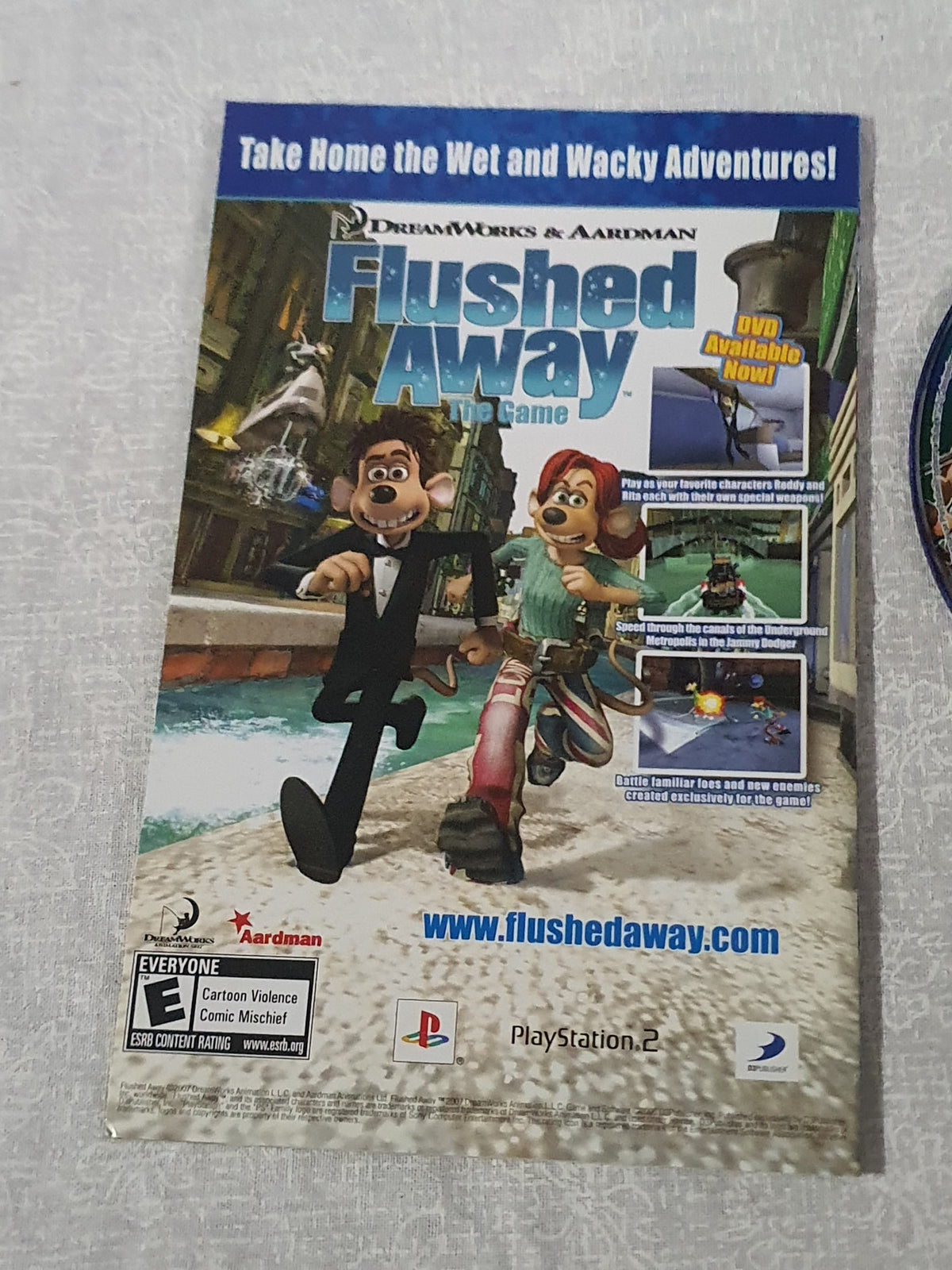 Adventures of Darwin Sony PlayStation 2 PS2 Game 2007 Platformer Action Puzzle Adventure Complete Survival Kids Family Friendly Original