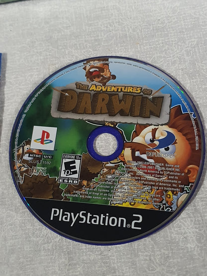 Adventures of Darwin Sony PlayStation 2 PS2 Game 2007 Platformer Action Puzzle Adventure Complete Survival Kids Family Friendly Original