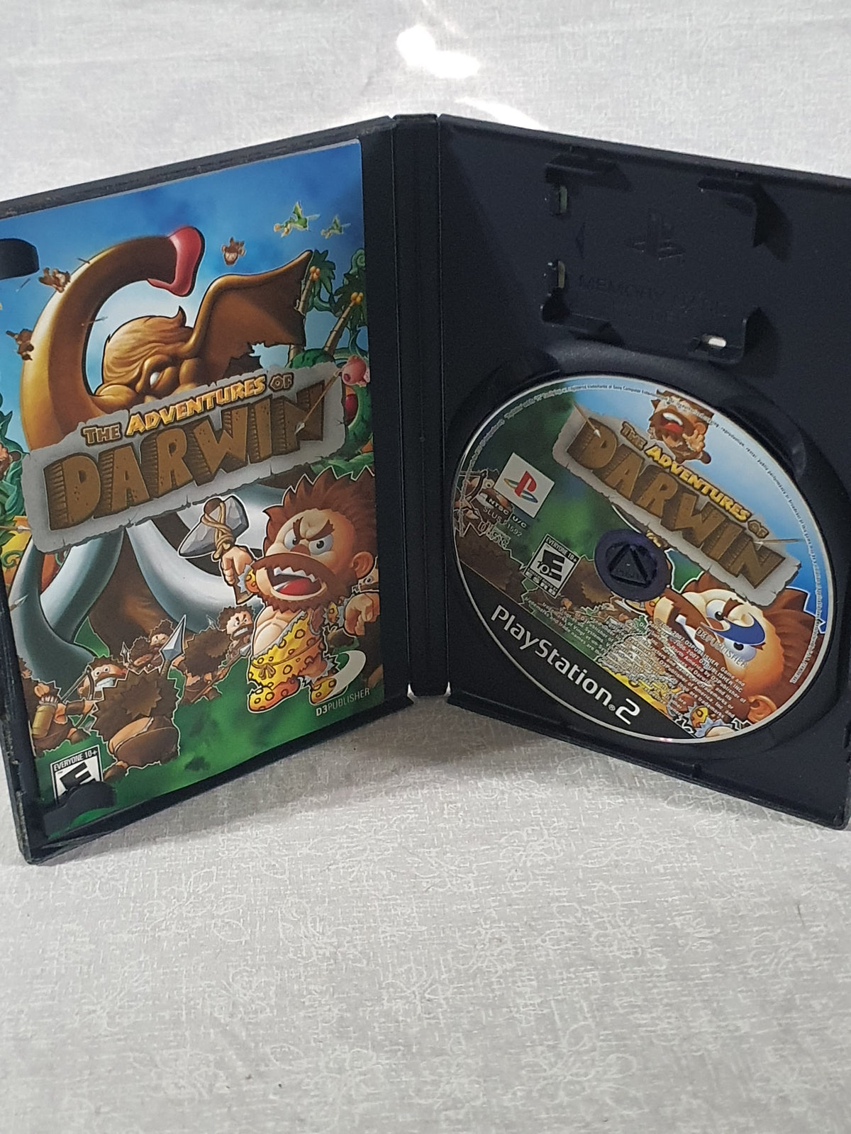 Adventures of Darwin Sony PlayStation 2 PS2 Game 2007 Platformer Action Puzzle Adventure Complete Survival Kids Family Friendly Original