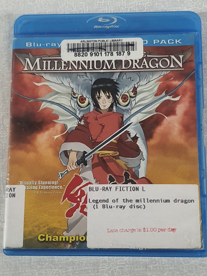 Legend of the Millennium Dragon Blu-ray 2011 Anime Movie Fantasy Adventure Toei