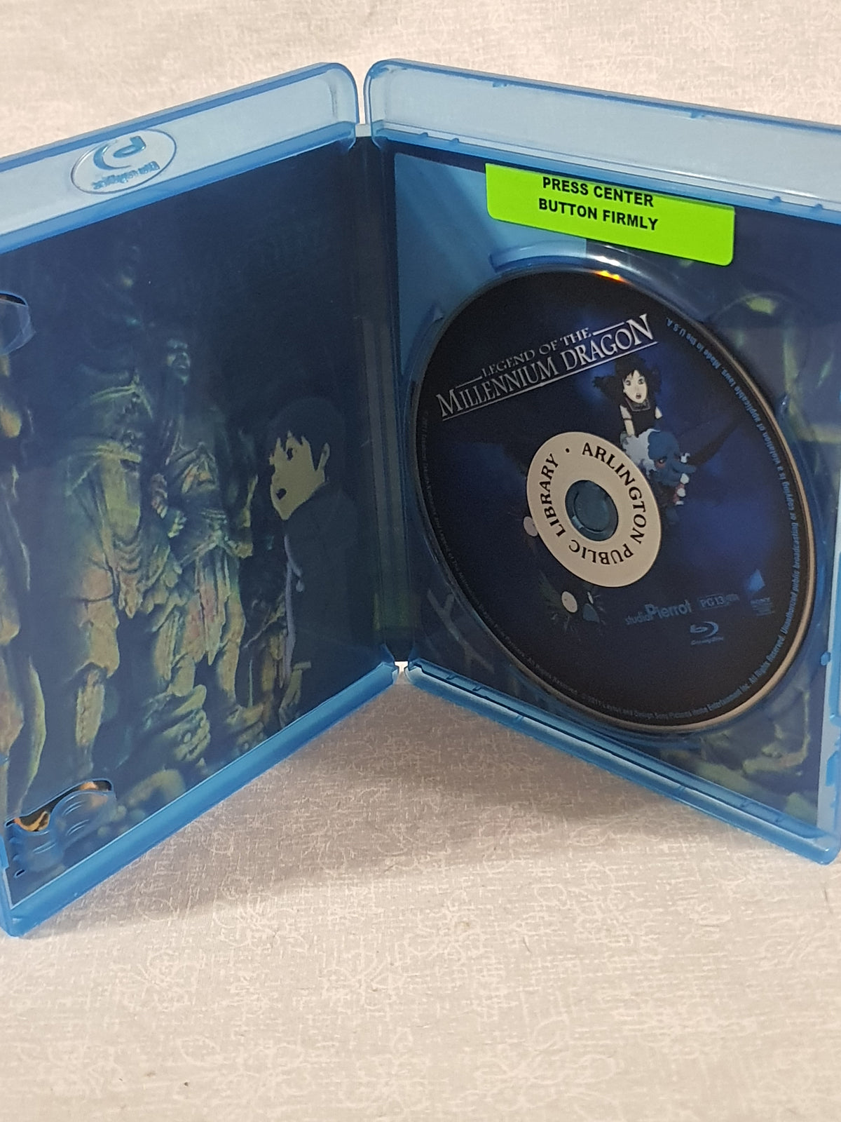 Legend of the Millennium Dragon Blu-ray 2011 Anime Movie Fantasy Adventure Toei