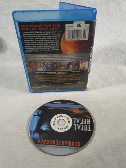 Total Recall Mind-Bending Edition Blu-ray Arnold Schwarzenegger Sci-Fi Action Thriller 1990 Paul Verhoeven Mars Classic Original