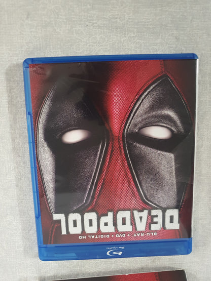 Deadpool Blu-ray DVD 2016 2 Disc Slipcover Ryan Reynolds Marvel Superhero Action Comedy Uncut Original Fox X-Men Antihero