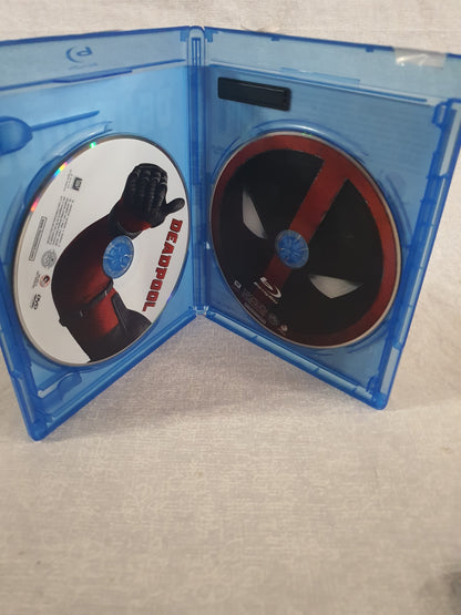 Deadpool Blu-ray DVD 2016 2 Disc Slipcover Ryan Reynolds Marvel Superhero Action Comedy Uncut Original Fox X-Men Antihero