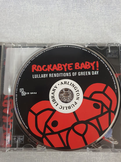 Rockabye Baby Lullaby Renditions Green Day CD Childrens Music 2008 Album Instrumental Punk Rock Shower Gift Soothing Sleep