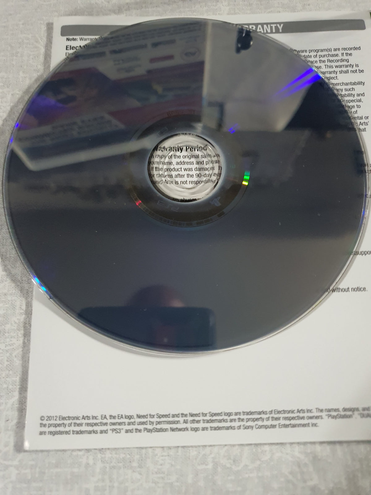 Need For Speed Most Wanted Limited Edition PS3 PlayStation 3 Racing Game Criterion EA 2012 Open World Cops Chase Multiplayer