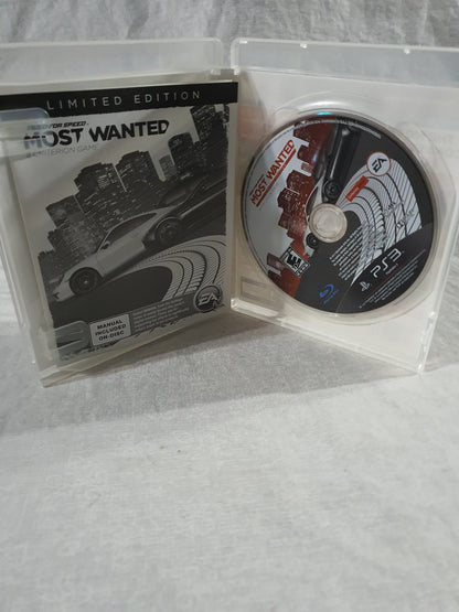Need For Speed Most Wanted Limited Edition PS3 PlayStation 3 Racing Game Criterion EA 2012 Open World Cops Chase Multiplayer