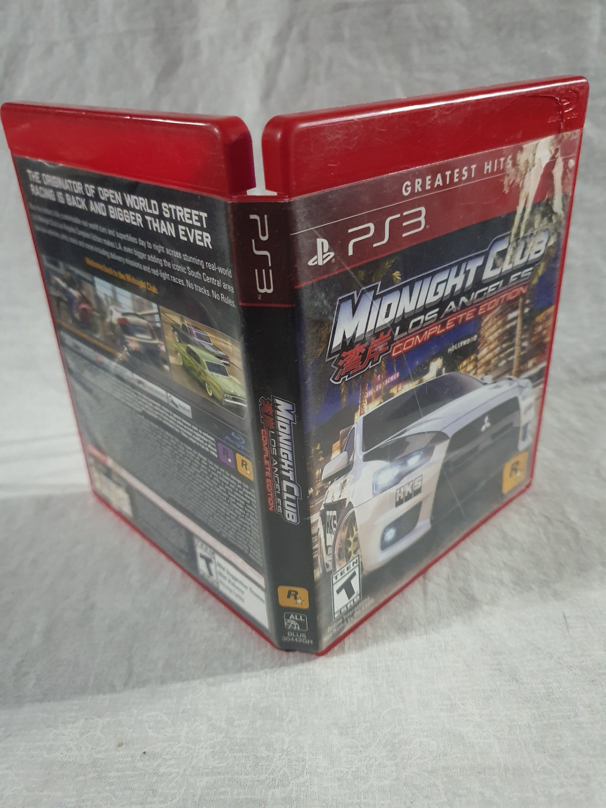 Midnight Club Los Angeles PS3 PlayStation 3 Racing Game Rockstar Open World Street Complete Edition Classics