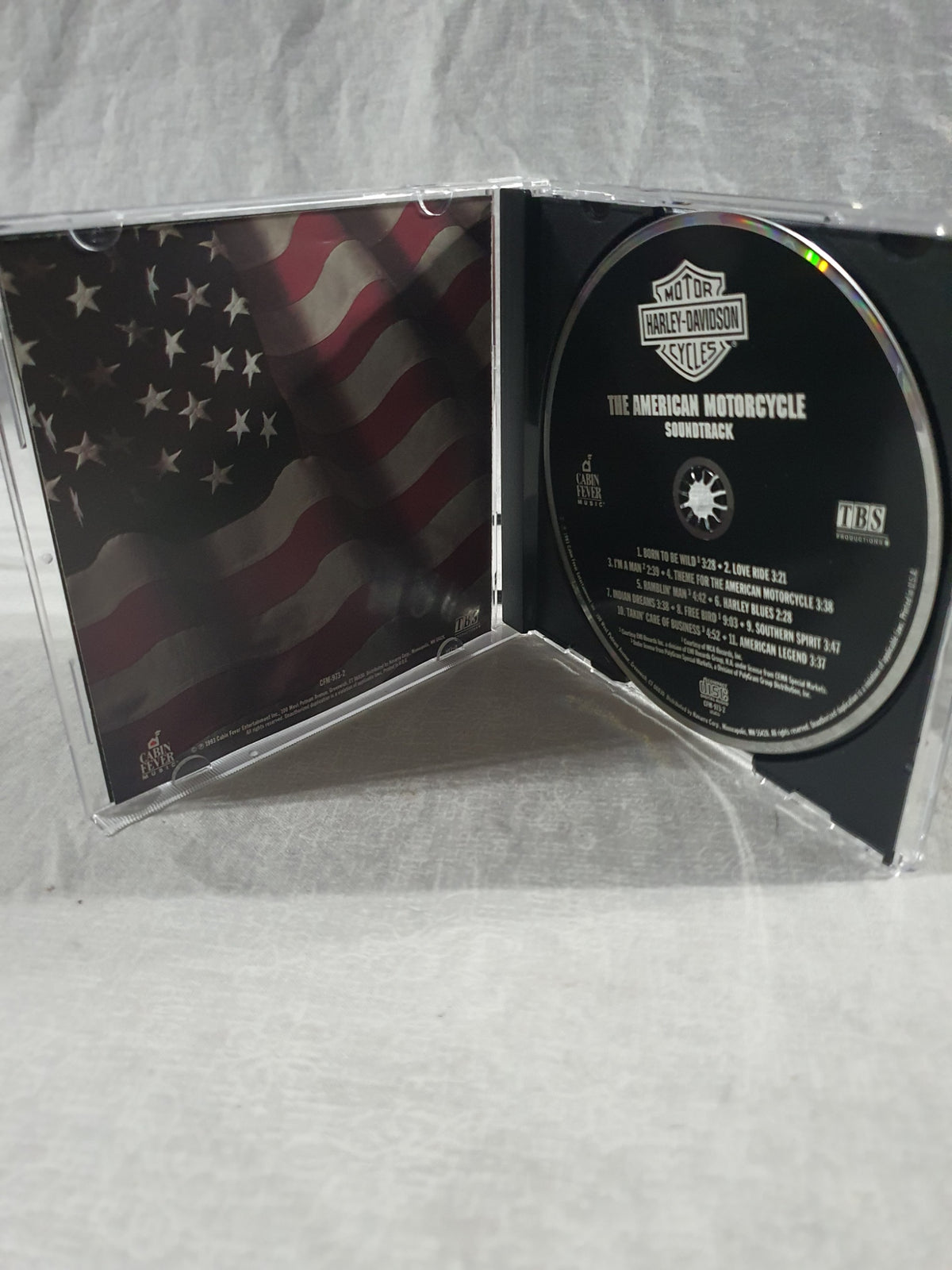 Harley Davidson American Motorcycle Soundtrack CD Biker Rock Music Compilation Album Classic Road Anthem 1993 Documentary