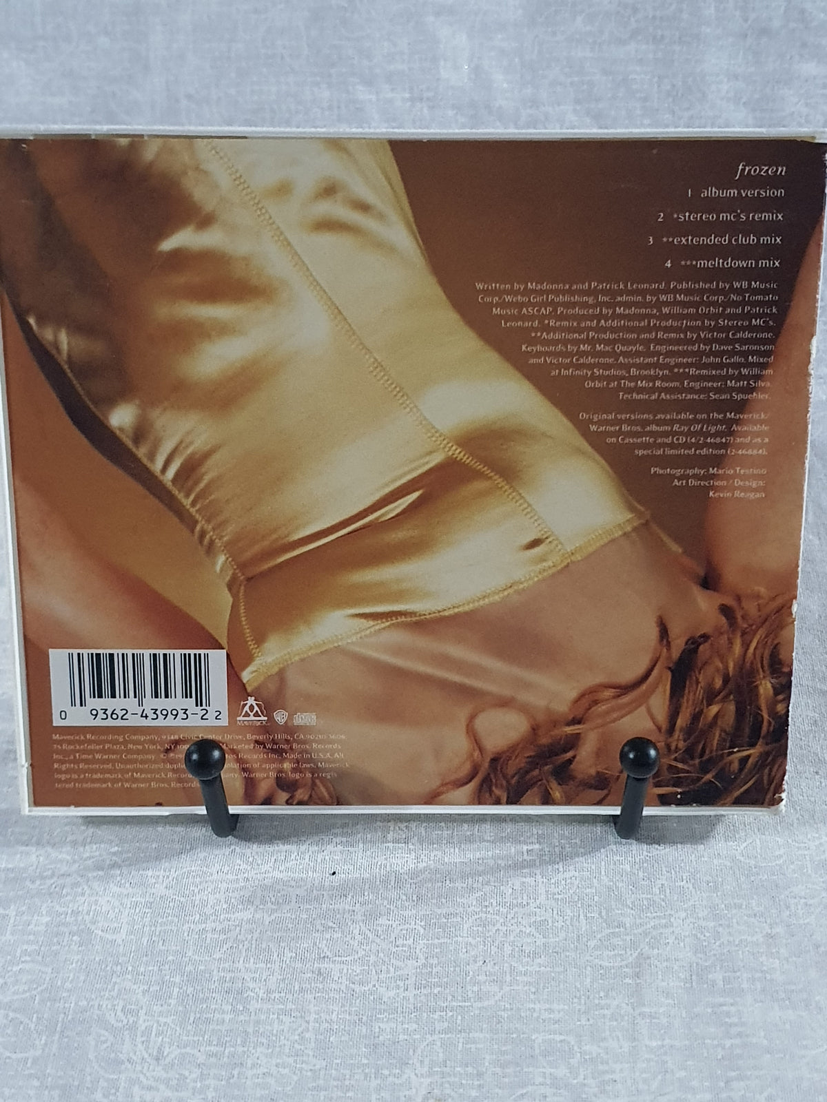 William Orbit, Madonna - Frozen CD Maxi-Single 1998 US 4 Tracks W0433CD