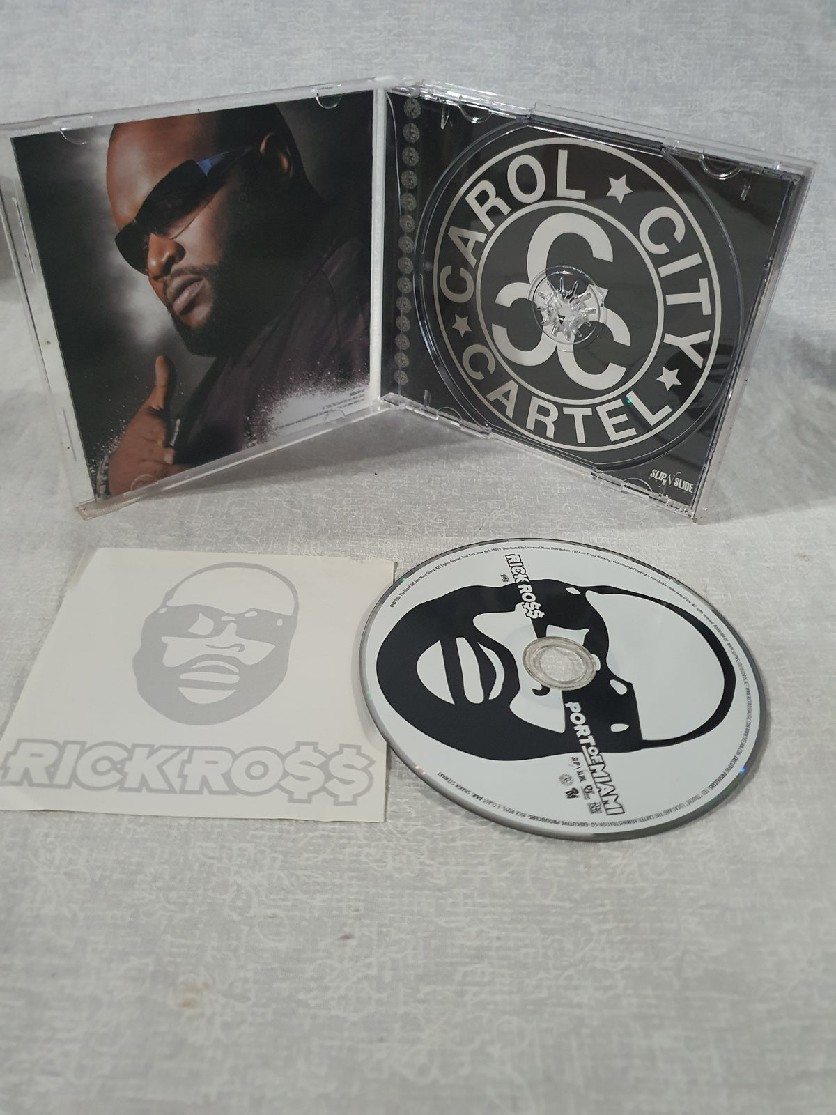 Rick Ross Port Of Miami CD 2006 Explicit Slip N Slide Def Jam Hip Hop Debut Album Hustlin