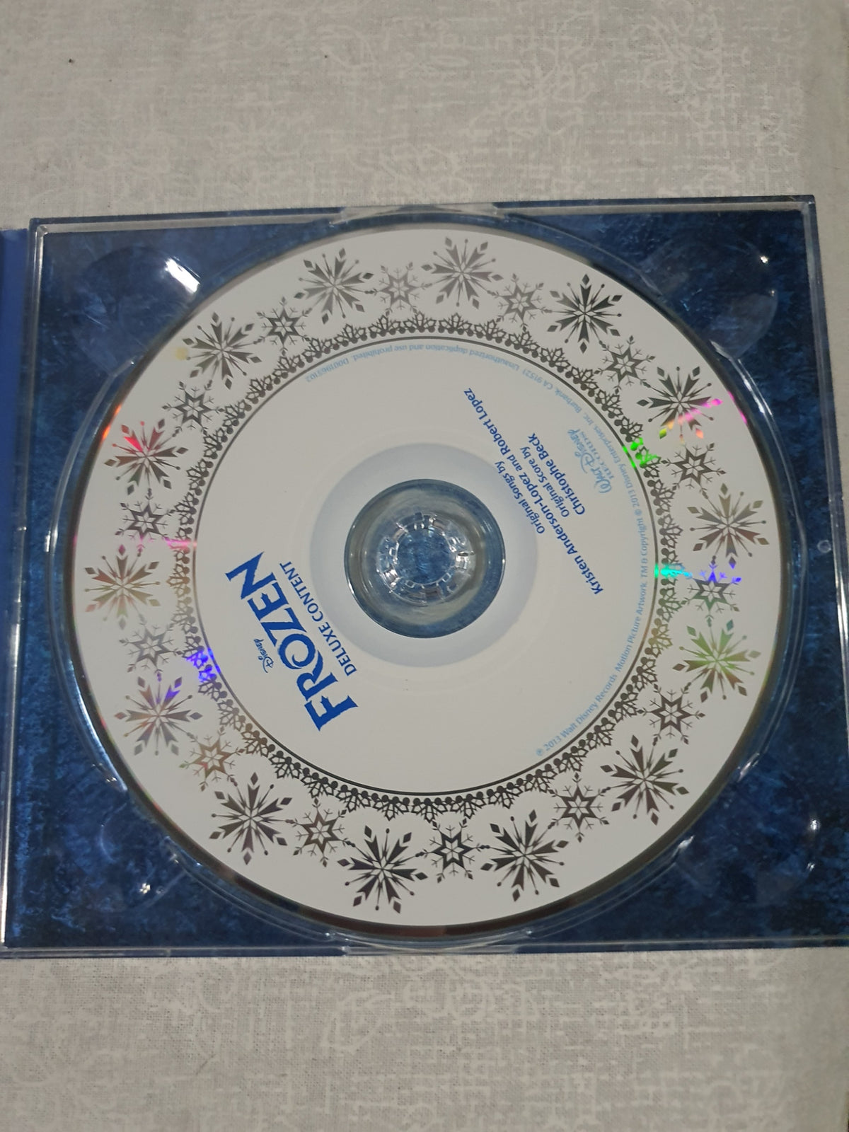 Frozen Deluxe Soundtrack 2 Disc CD Disney 2013 Let It Go Original Motion Picture Score Edition