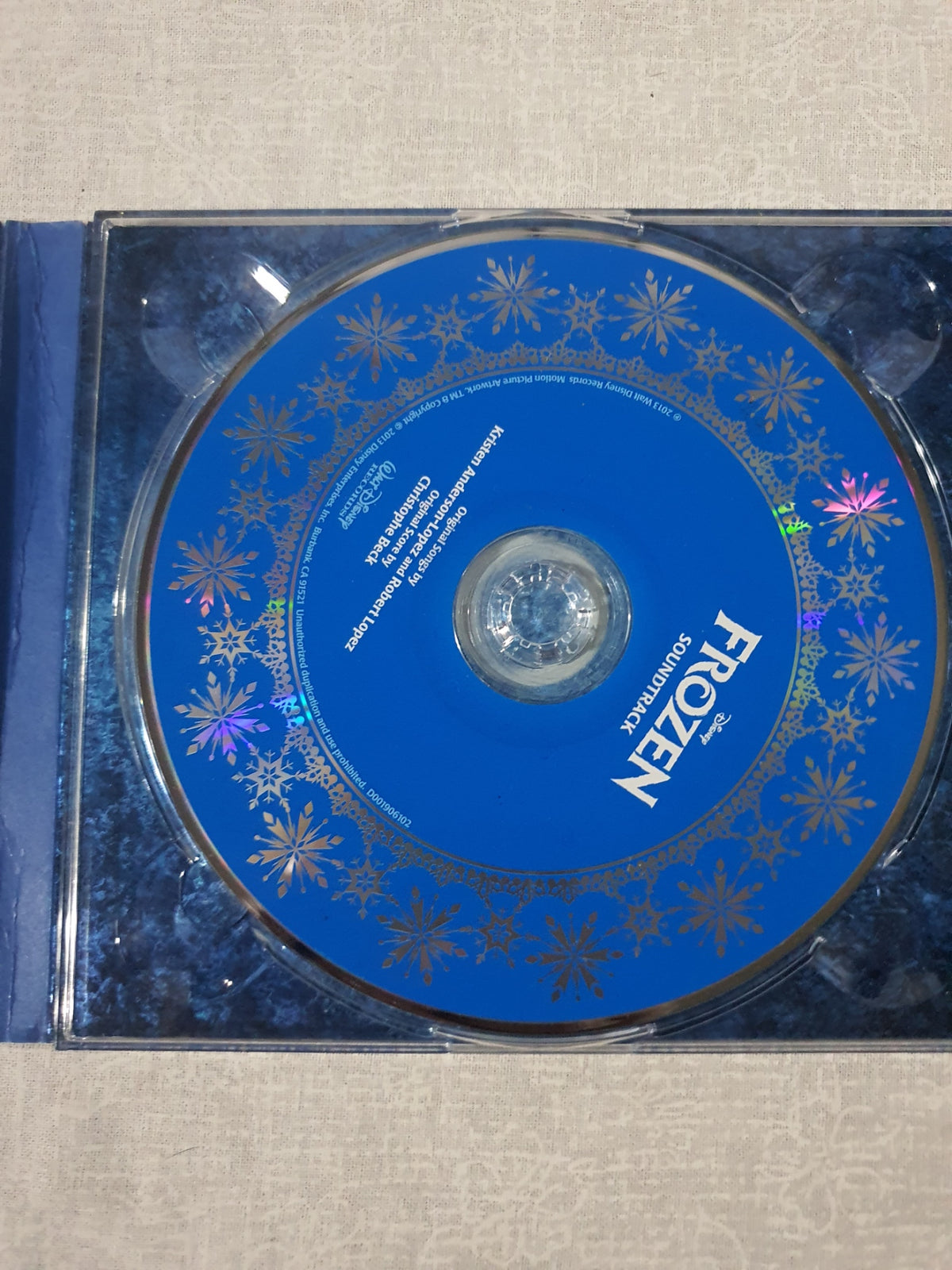 Frozen Deluxe Soundtrack 2 Disc CD Disney 2013 Let It Go Original Motion Picture Score Edition