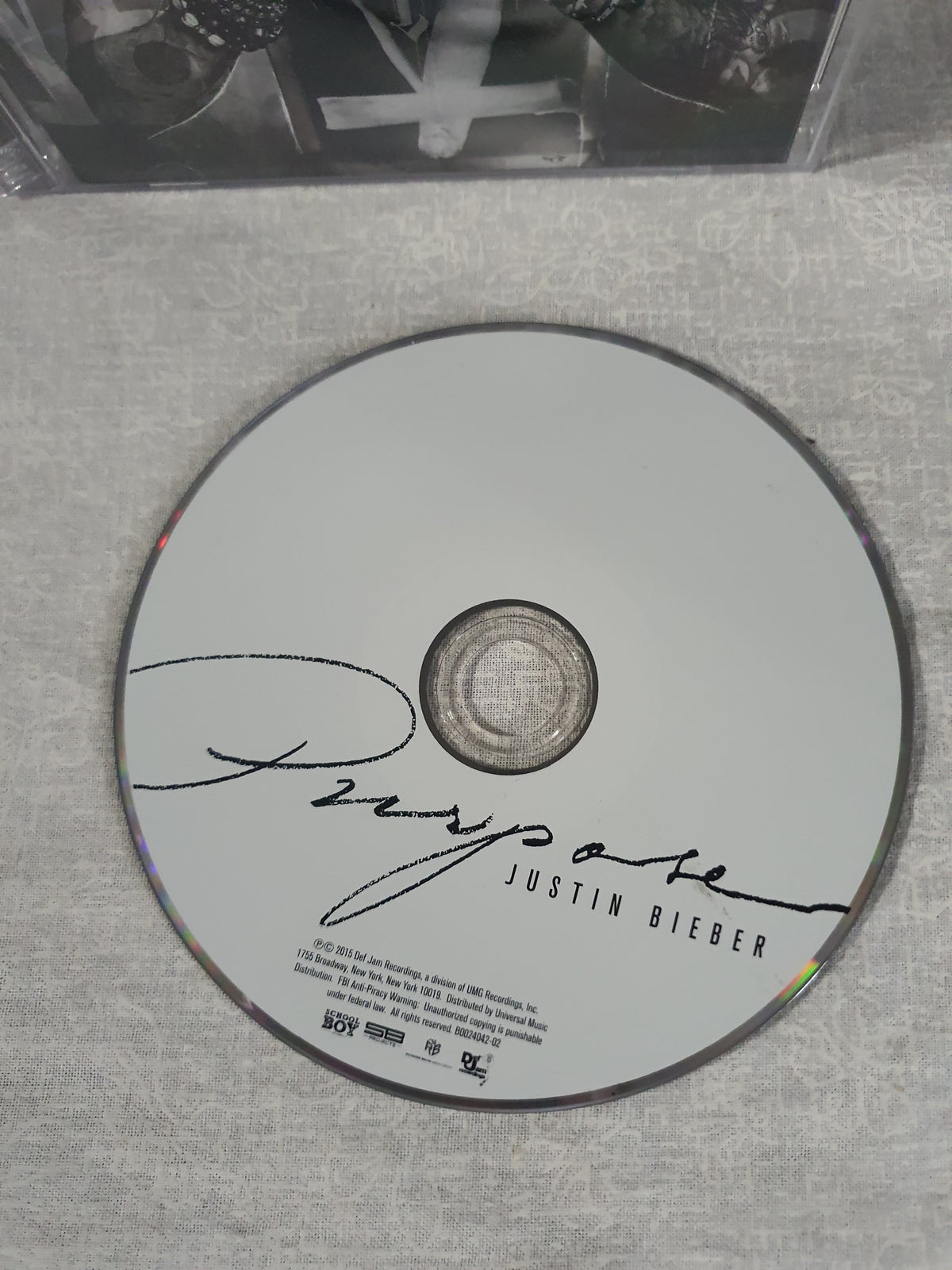 Justin Bieber Purpose CD 2015 Pop Album Sorry Love Yourself What Do You Mean Def Jam Edition
